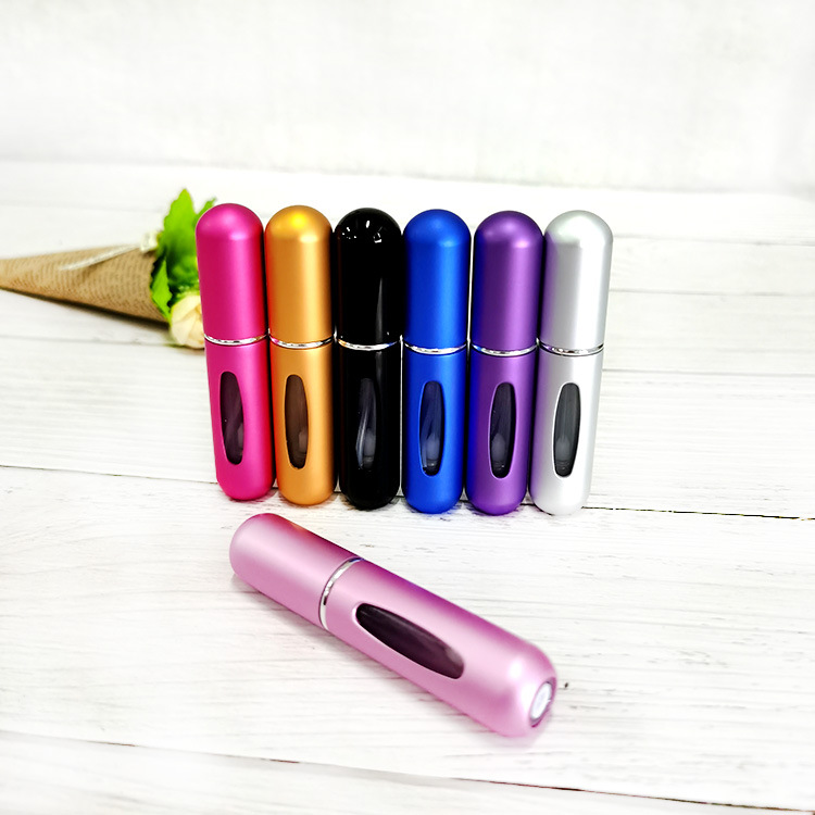 5ml Cosmetics Portable Storage Bottle Bottom Filling Type Perfume Sprayer Lotion Bottle Empty Bottle Sample Spray Bottle
