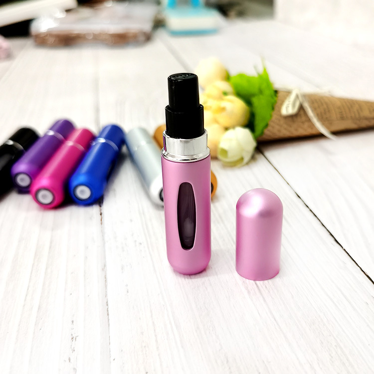 5ml Cosmetics Portable Storage Bottle Bottom Filling Type Perfume Sprayer Lotion Bottle Empty Bottle Sample Spray Bottle