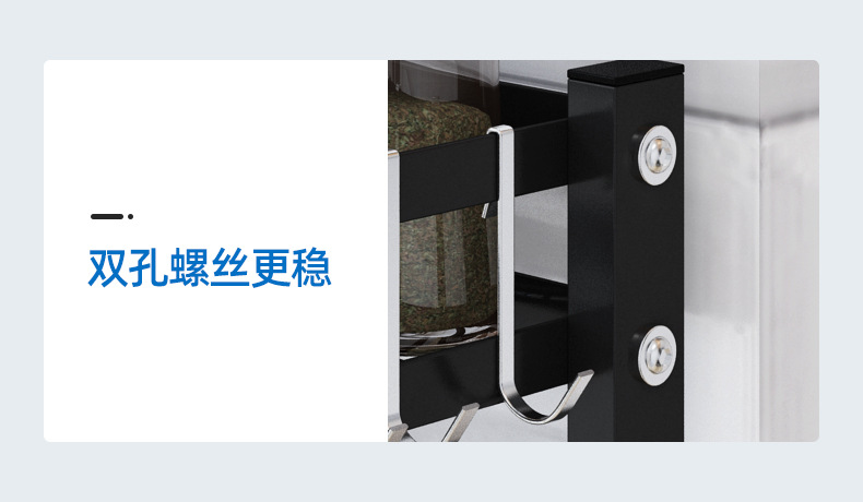 Kitchen rack seasoning rack Stainless steel storage rack cutter cutting board chopsticks rack oil and salt storage rack Kitchen rack seasoning rack Stainless steel storage rack cutter cutting board chopsticks rack oil and salt storage rack