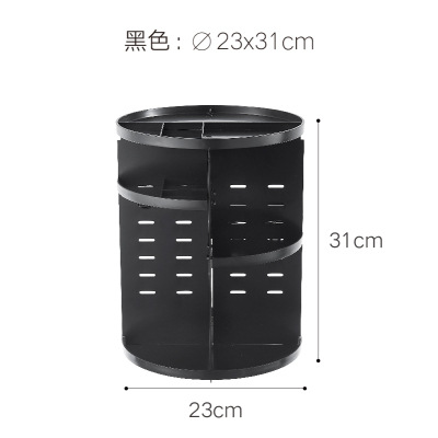 Desktop Rotating Cosmetics Storage Rack Plastic Storage Box Storage Rack Dresser Skin Care Products Organizing Rack New Material