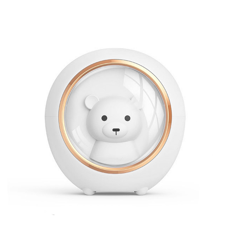 New Space Bear USB Mini Humidifier Sprayer Office Cute Ultrasonic Humidifier Mute Gift