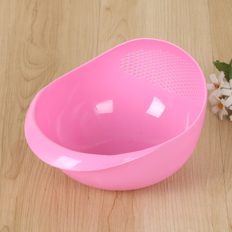 Small plastic rice Shaper Wash Sieve Drain plastic rice Shaper Basin kitchen supplies