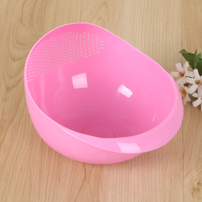 Small plastic rice Shaper Wash Sieve Drain plastic rice Shaper Basin kitchen supplies