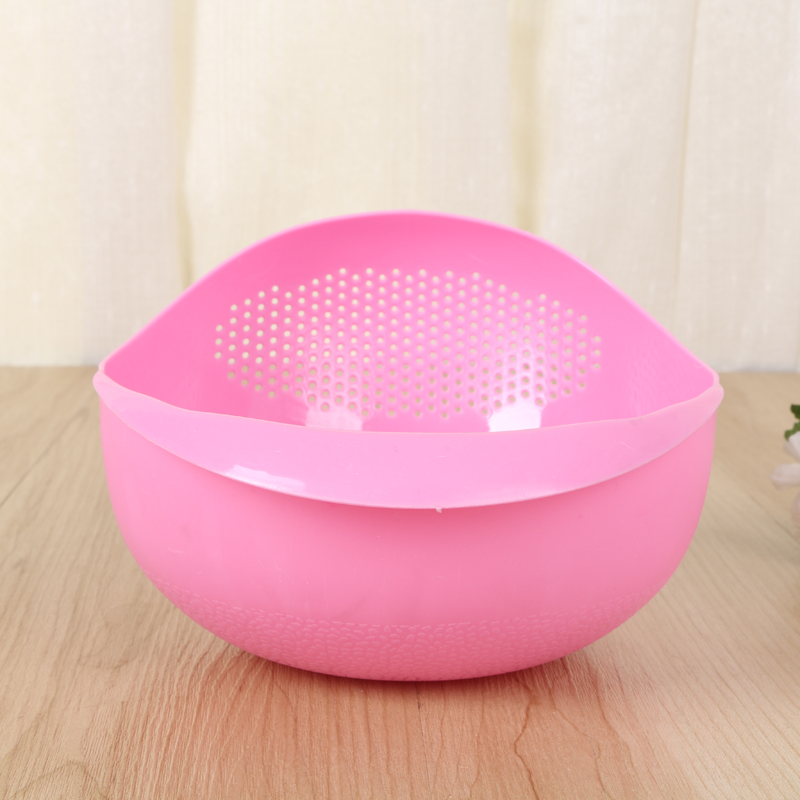 Small plastic rice Shaper Wash Sieve Drain plastic rice Shaper Basin kitchen supplies