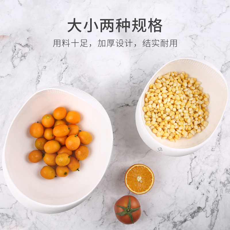 Fabulous Rice Washing Gadget Rice Basket Washing Basin Draining Sieve Small Fruit Water Filter Household Kitchen Multi-Functional Basket Plastic