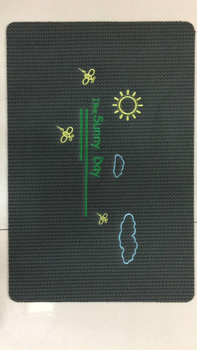 Rubber base honeycomb embroidery mat embroidery mat door mat honeycomb mat non-slip mat foot mat door mat