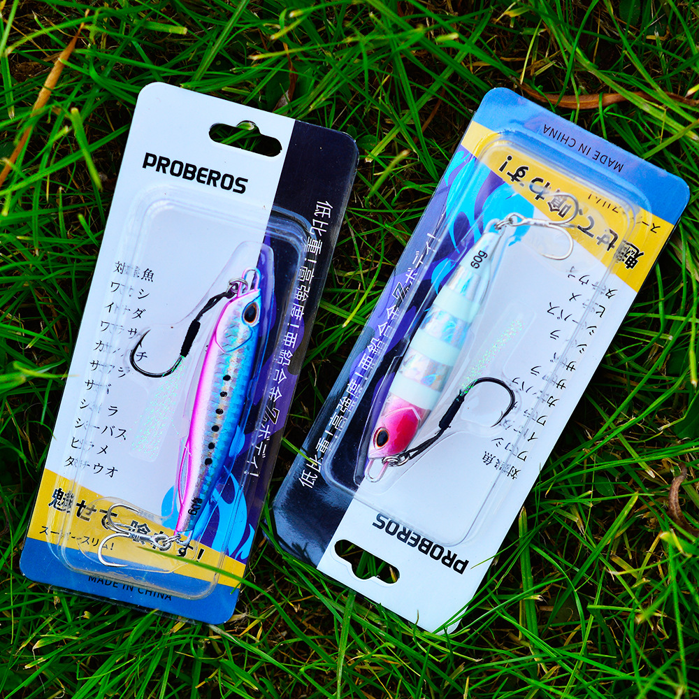 New Submerged Tossing Fish Lead Luminous Lure with Treble Hook Simulation Metal Slow Shake Iron Plate Bait Spot New Submerged Tossing Fish Lead Luminous Lure with Treble Hook Simulation Metal Slow Shake Iron Plate Bait Spot