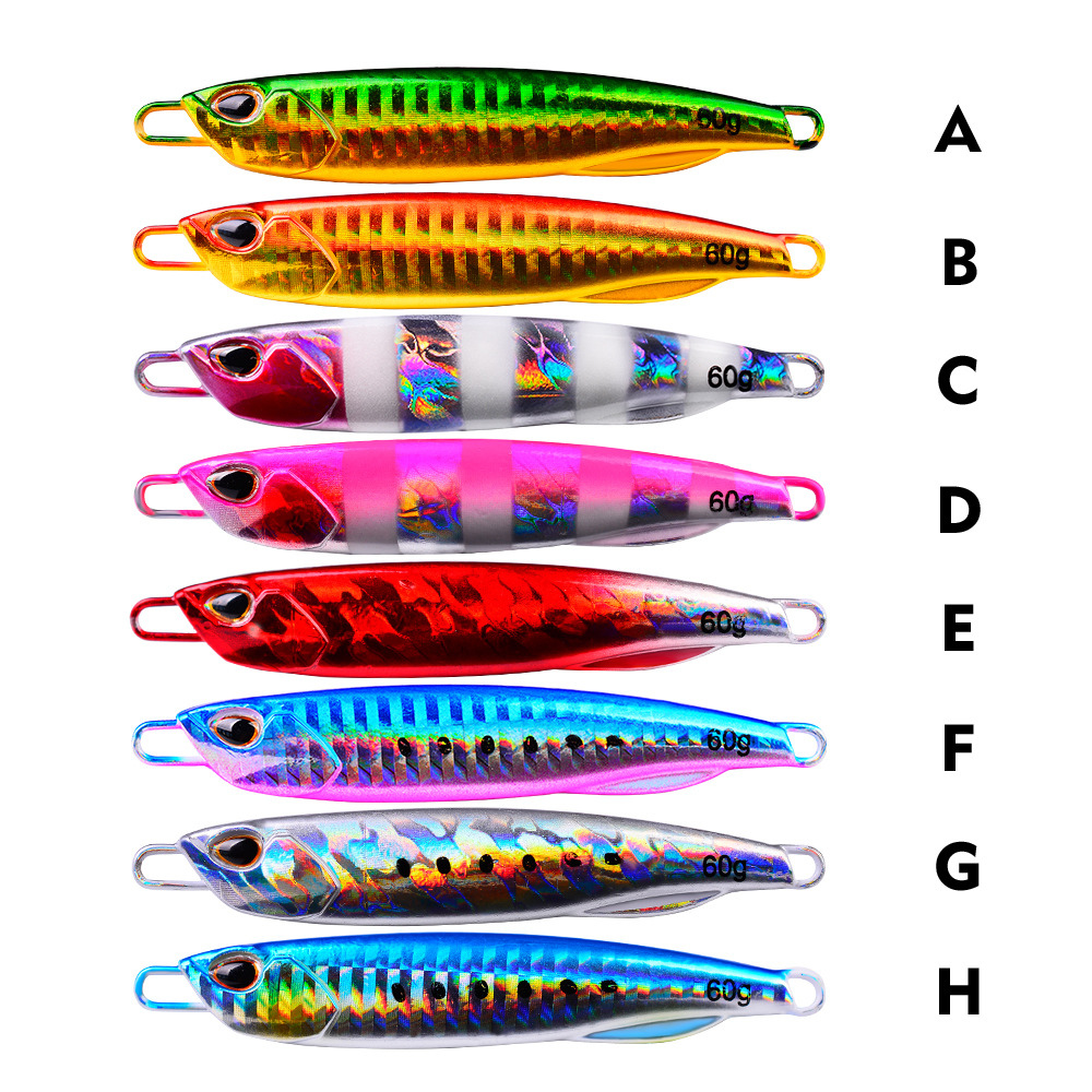 New Submerged Tossing Fish Lead Luminous Lure with Treble Hook Simulation Metal Slow Shake Iron Plate Bait Spot New Submerged Tossing Fish Lead Luminous Lure with Treble Hook Simulation Metal Slow Shake Iron Plate Bait Spot
