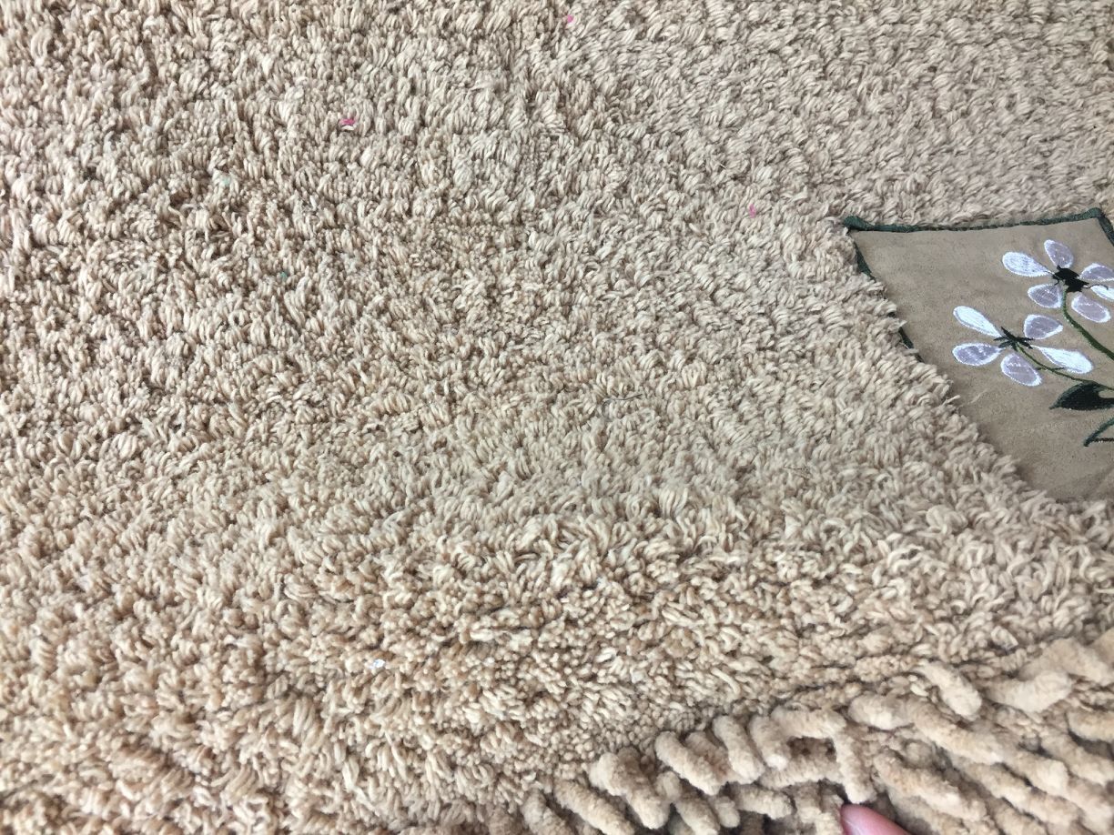 Cotton Chenille Bedroom Mat Door Mat Kitchen Living Room Bathroom Mat Thick Absorbent Non-Slip Mat