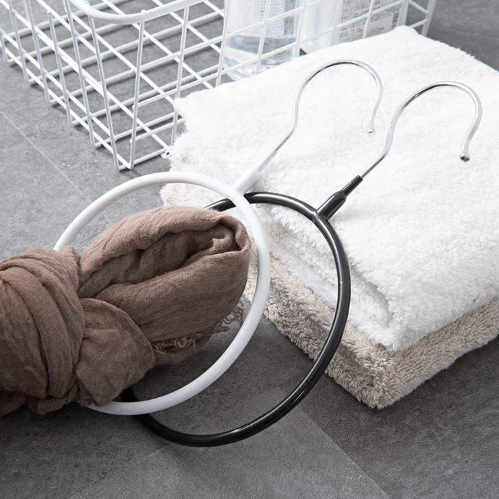 Plastic Dipping round Storage Ring Scarf Ring Scarf Rack Clothing Metal Iron Art Hook Tie Belt Towel Rack Wholesale