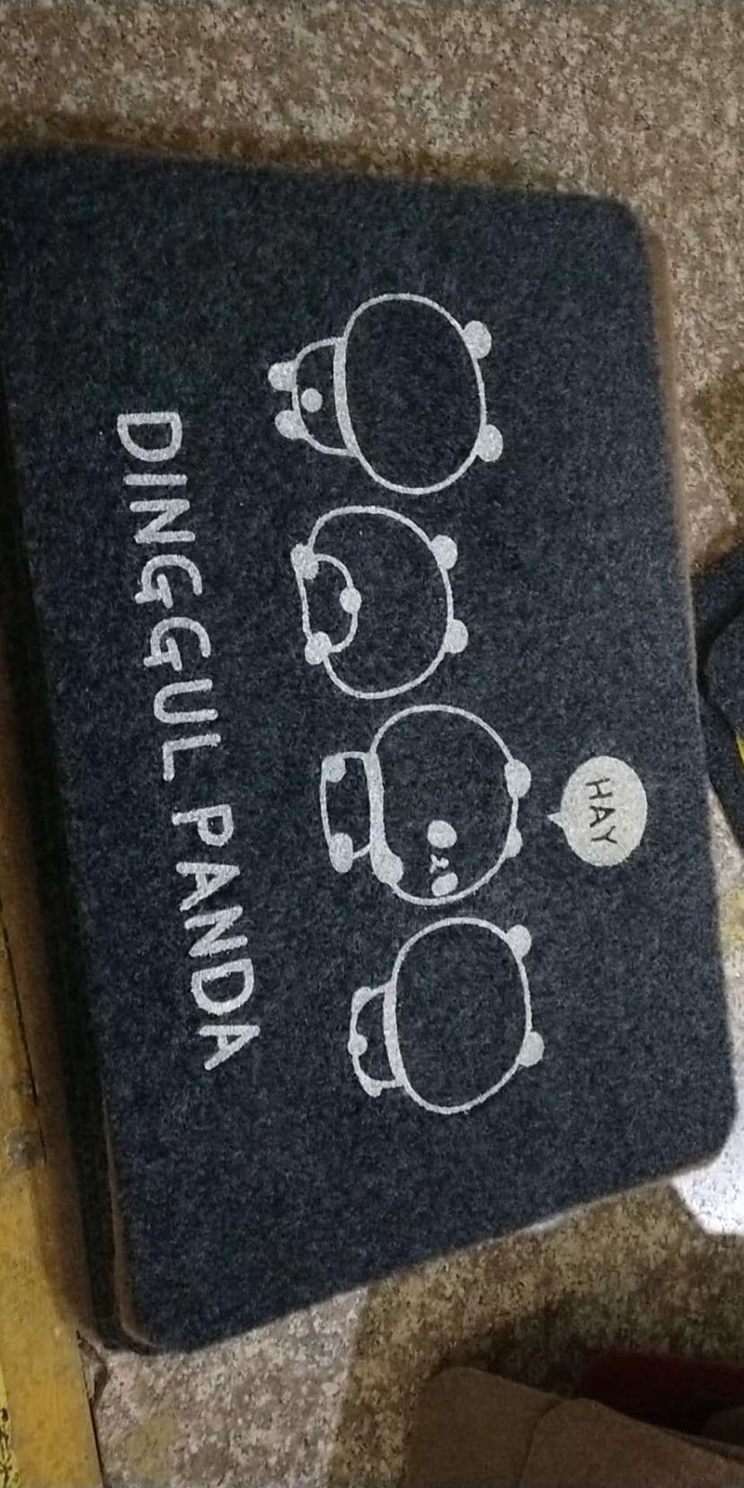 Ruan Ruan Printed Cartoon Pattern Floor Mat Door Mat Household Floor Mat Ruan Earth Lobby Living Room Non-Slip Mat 50X80