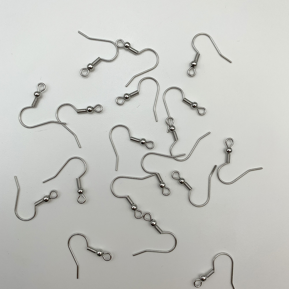 Iron Silver Nine-Shaped Needle Nine-Shaped Needle Iron Gold Big Ear Hook Earrings Hook Earrings Metal Accessories