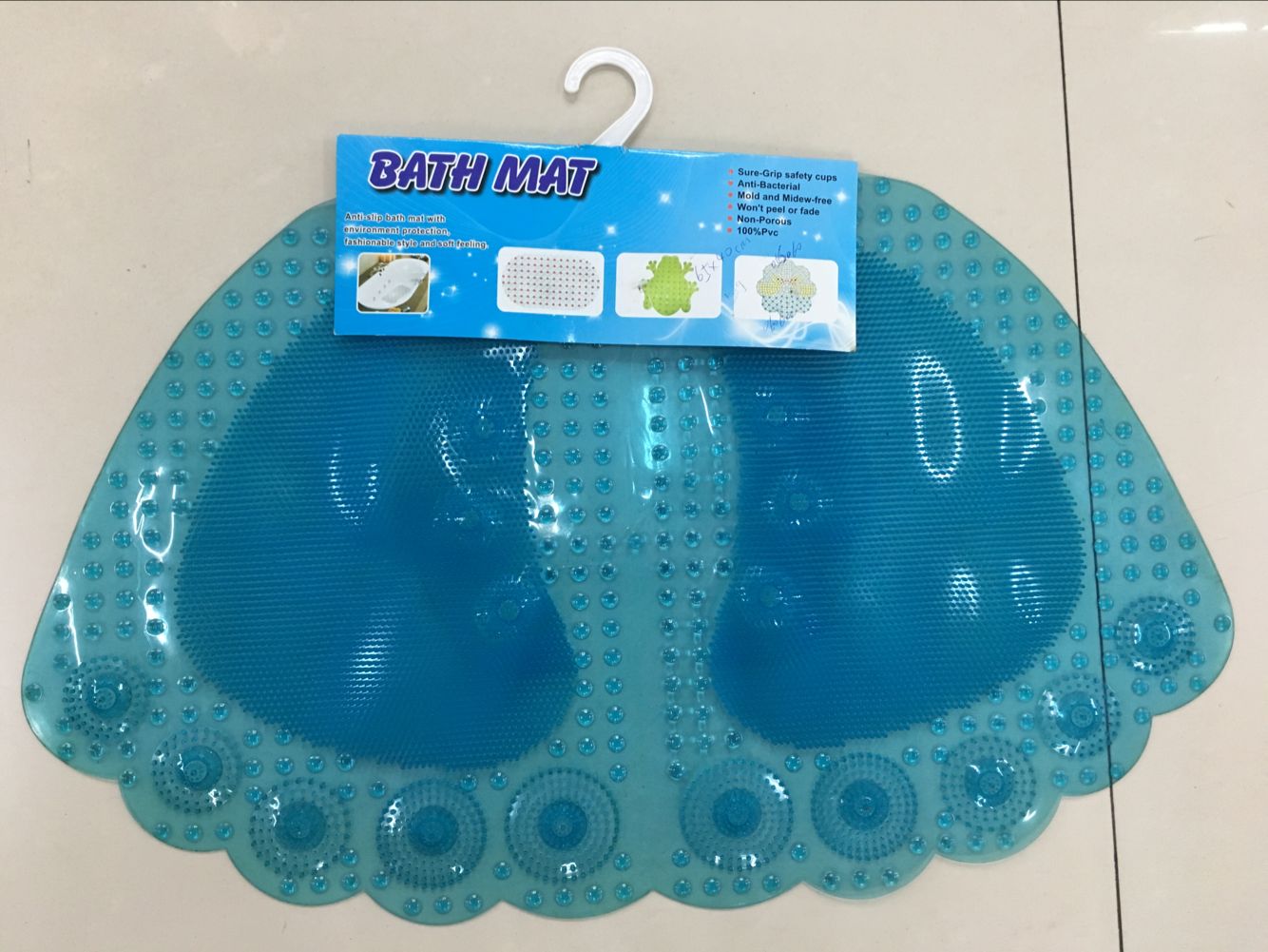 Solid color/transparent bath mat bath massage mat non-slip mat PVC bath mat