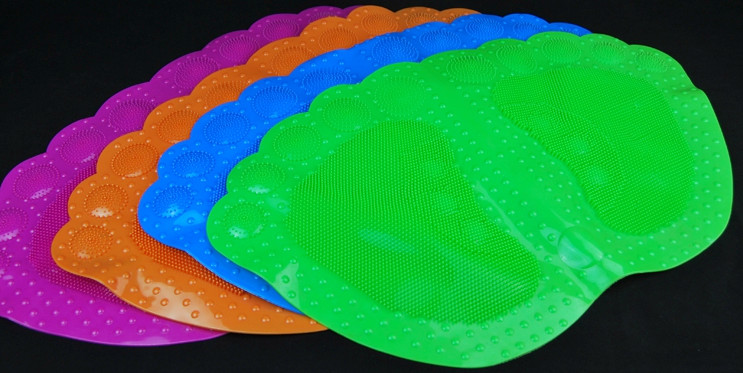 Solid color/transparent bath mat bath massage mat non-slip mat PVC bath mat