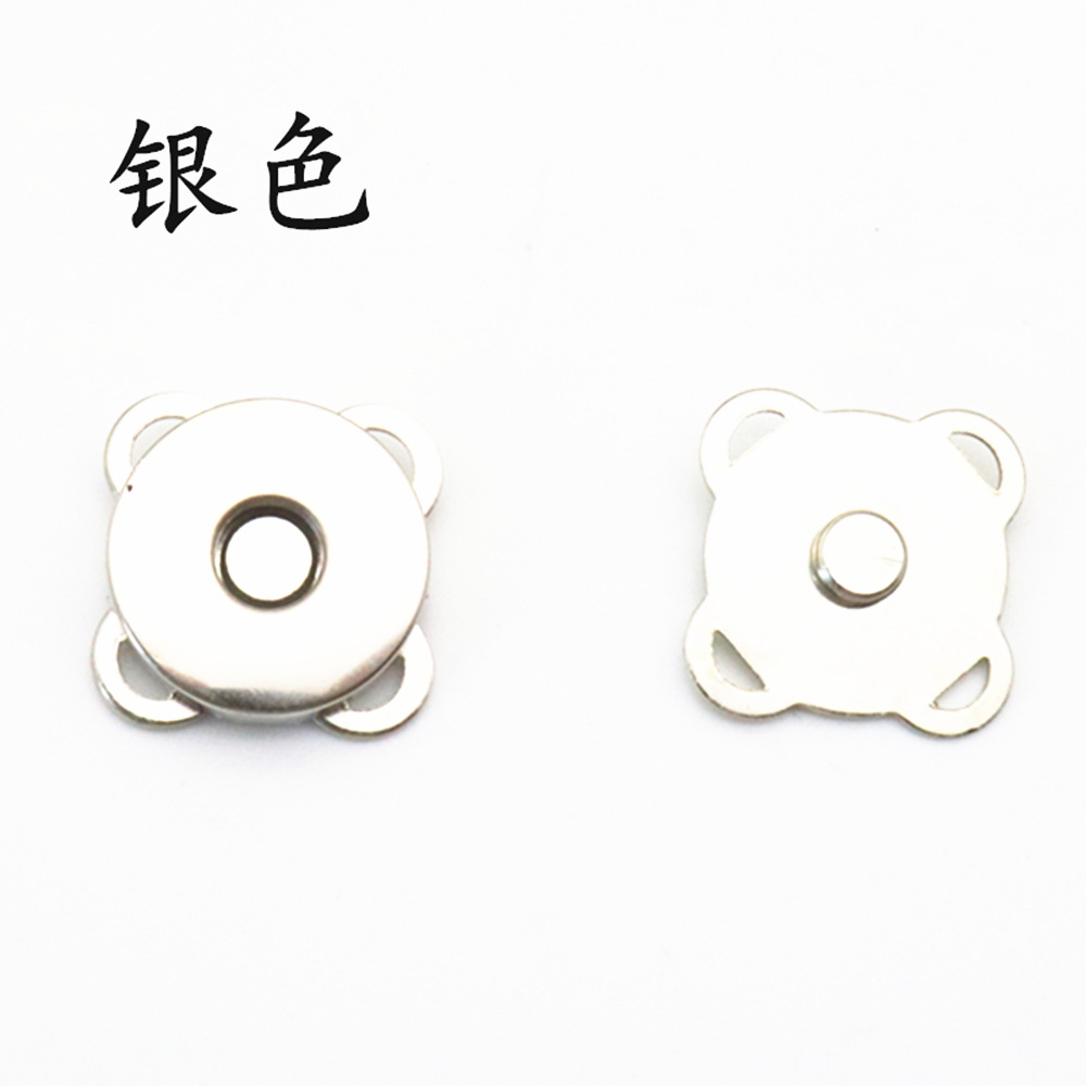 Hand Sewing Plum Blossom Magnetic Snap Magnet Iron Button Bag Clothing Hand Sewing Invisible Mother Magnet Hidden Hook Magnet Button