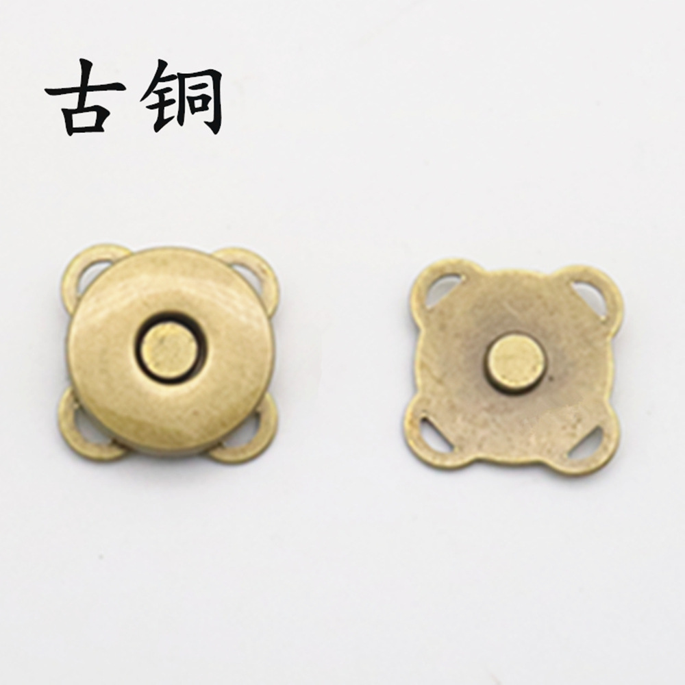 Hand Sewing Plum Blossom Magnetic Snap Magnet Iron Button Bag Clothing Hand Sewing Invisible Mother Magnet Hidden Hook Magnet Button
