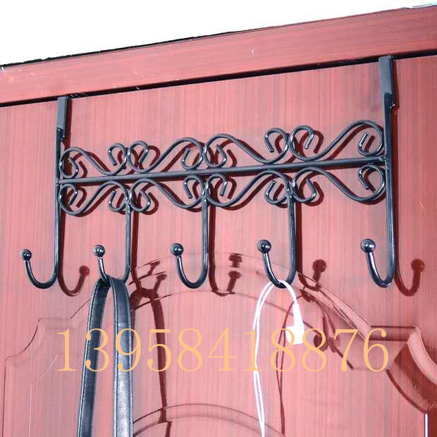 Thick Iron Double Row Door Rear Hook Nail-Free Clothes Hook Seamless Hook Creative Door Hook Coat Hook Hanger Rack Thick Iron Double Row Door Rear Hook Nail-Free Clothes Hook Seamless Hook Creative Door Hook Coat Hook Hanger Rack
