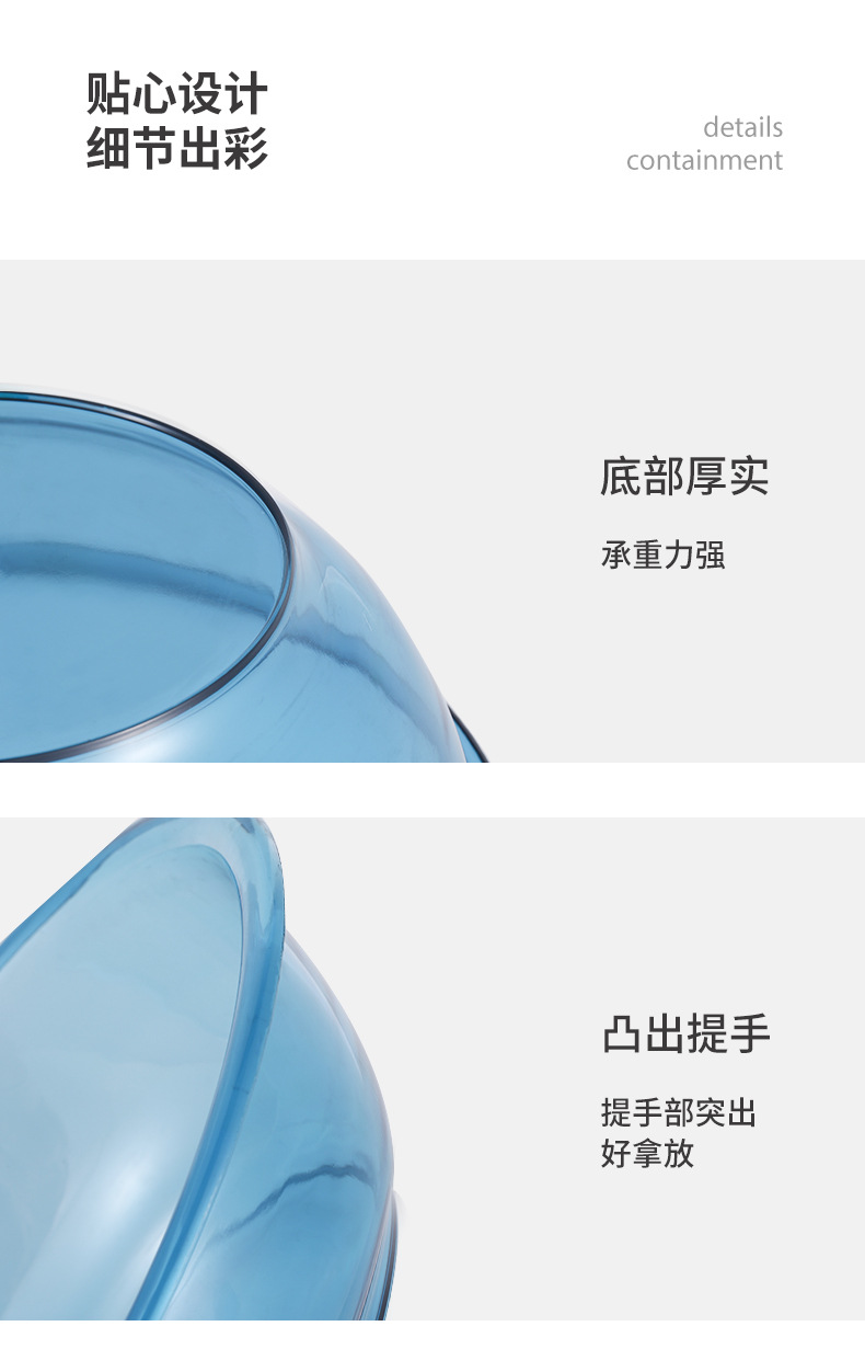 Babies' Wash Basin Household Plastic round Transparent Small Large Washing Basin Beauty Foot Washing Underwear Washing Women's Special Basin Babies' Wash Basin Household Plastic round Transparent Small Large Washing Basin Beauty Foot Washing Underwear Washing Women's Special Basin