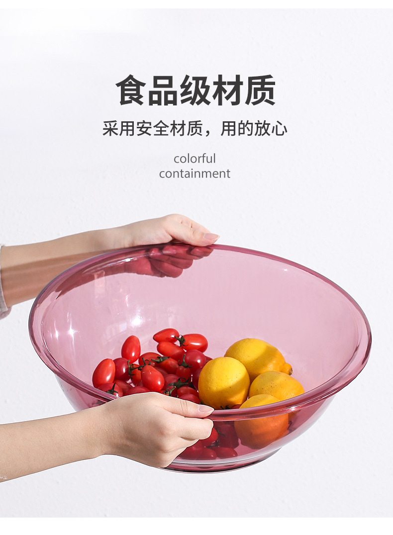 Babies' Wash Basin Household Plastic round Transparent Small Large Washing Basin Beauty Foot Washing Underwear Washing Women's Special Basin Babies' Wash Basin Household Plastic round Transparent Small Large Washing Basin Beauty Foot Washing Underwear Washing Women's Special Basin