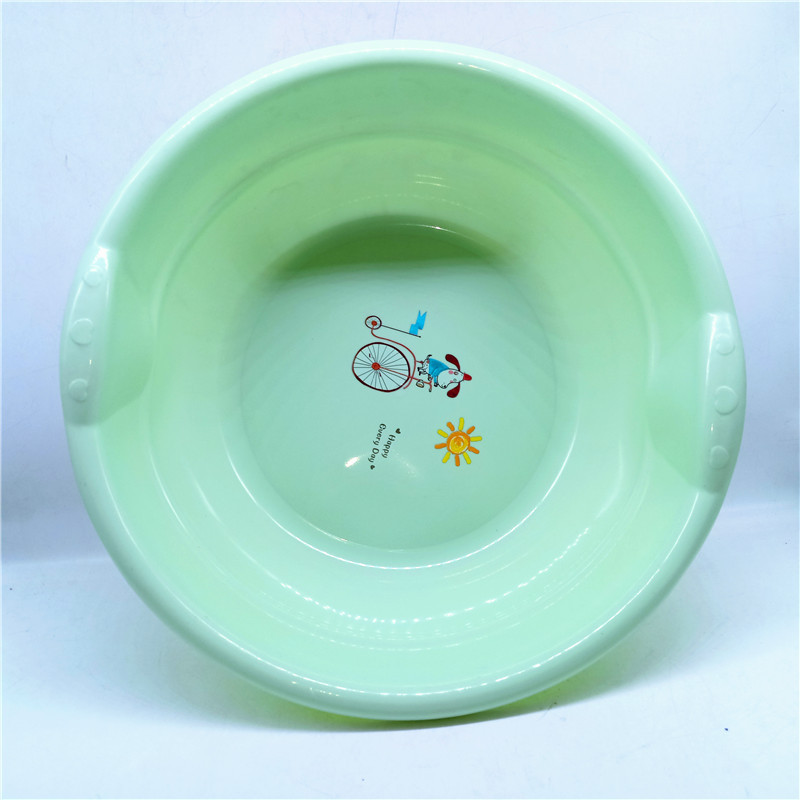 Plastic Wash-Basin Household Daily Use Multi-Purpose Basin Thickened Two Yuan Store Department Store Plastic Products