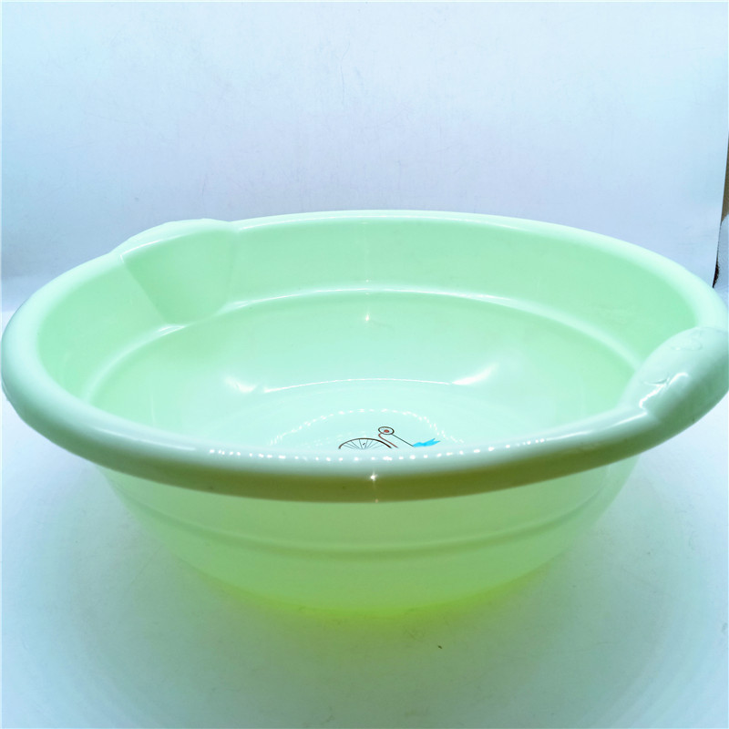 Plastic Wash-Basin Household Daily Use Multi-Purpose Basin Thickened Two Yuan Store Department Store Plastic Products