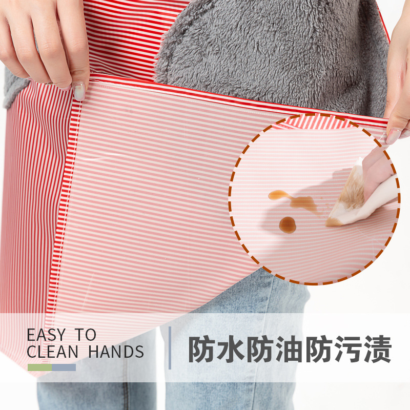 One Product Dropshipping Korean Style New Custom Logo Advertising Custom Kitchen Waterproof Oil-Proof Cooking Erasable Hand Apron