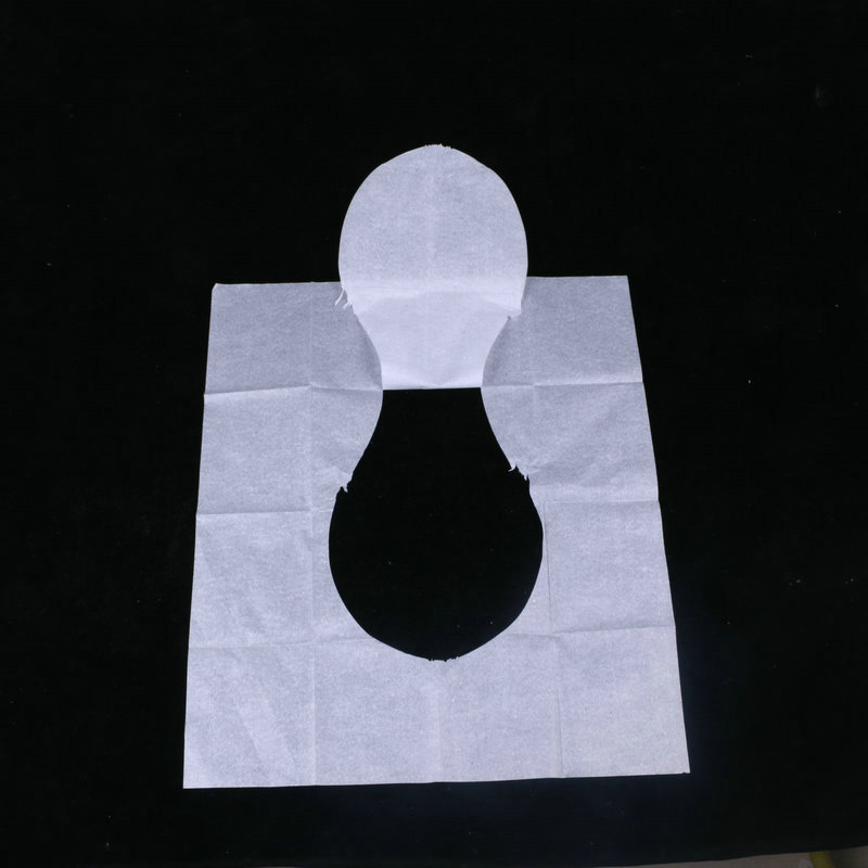 Soluble Water Travel Disposable Toilet Mat 10 Pieces Portable Hotel Mat Disposable Toilet Mat Cushion Paper