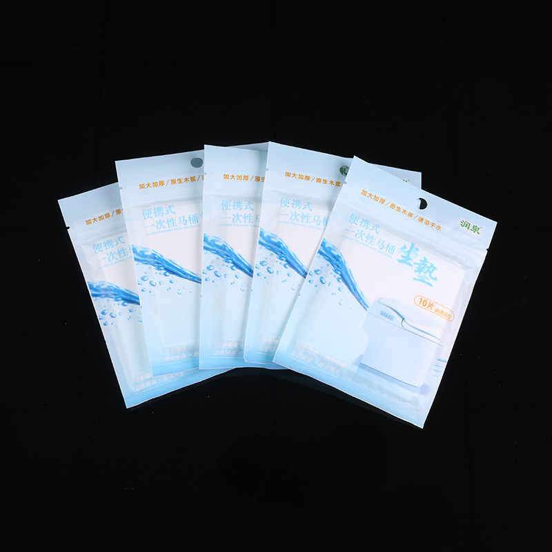 Soluble Water Travel Disposable Toilet Mat 10 Pieces Portable Hotel Mat Disposable Toilet Mat Cushion Paper Soluble Water Travel Disposable Toilet Mat 10 Pieces Portable Hotel Mat Disposable Toilet Mat Cushion Paper