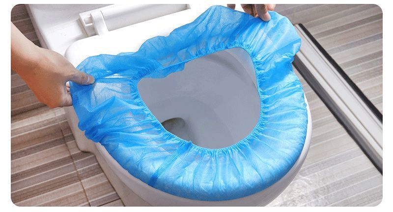 Disposable Toilet Mat Thicken Non-Woven Fabric Toilet Seat Cushion Travel Portable Hotel Toilet Toilet Seat Cover Seat Cushion Wholesale