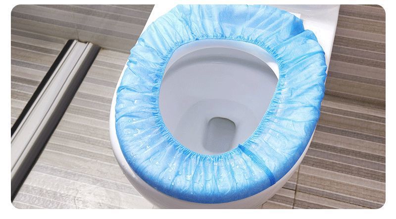 Disposable Toilet Mat Thicken Non-Woven Fabric Toilet Seat Cushion Travel Portable Hotel Toilet Toilet Seat Cover Seat Cushion Wholesale
