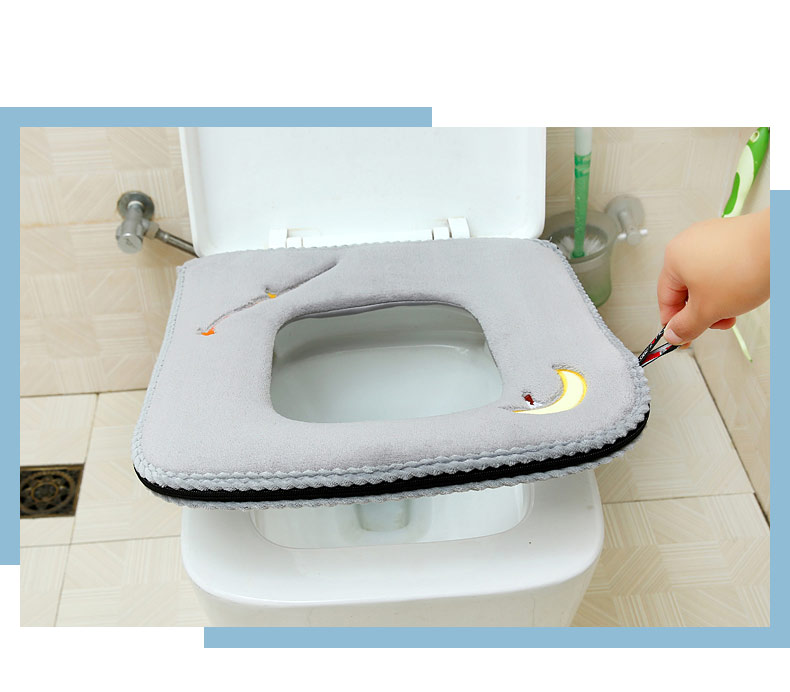 Square Toilet Mat Toilet Seat Square Toilet Cushion Zipper Waterproof Universal Velcro Fastener Rectangular Toilet Seat Cover Summer Square Toilet Mat Toilet Seat Square Toilet Cushion Zipper Waterproof Universal Velcro Fastener Rectangular Toilet Seat Cover Summer