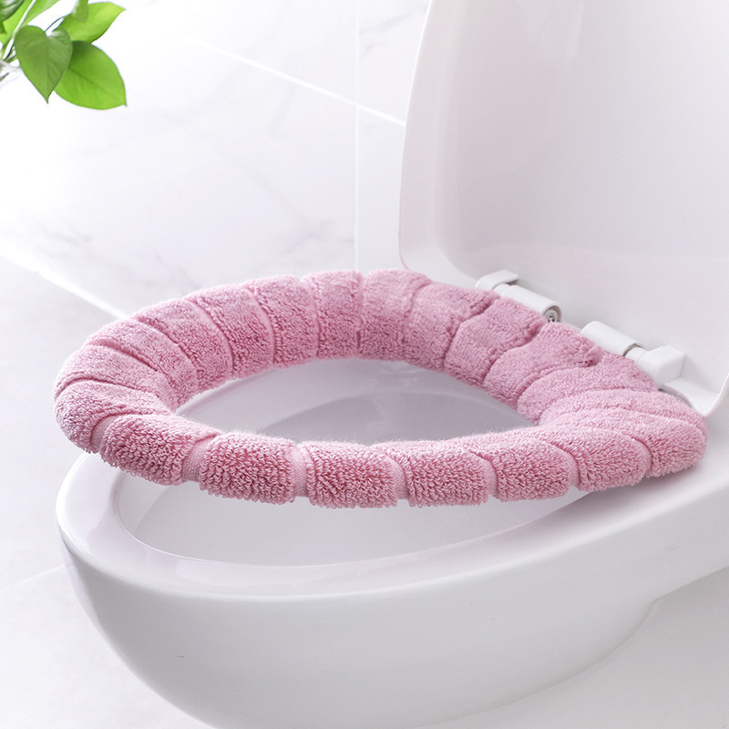 Universal O-Type Toilet Cushion Seat Cushion Toilet Seat Cover Household Washable Thickened Nordic Closestool Cushion Toilet Seat Toilet Seat Cover