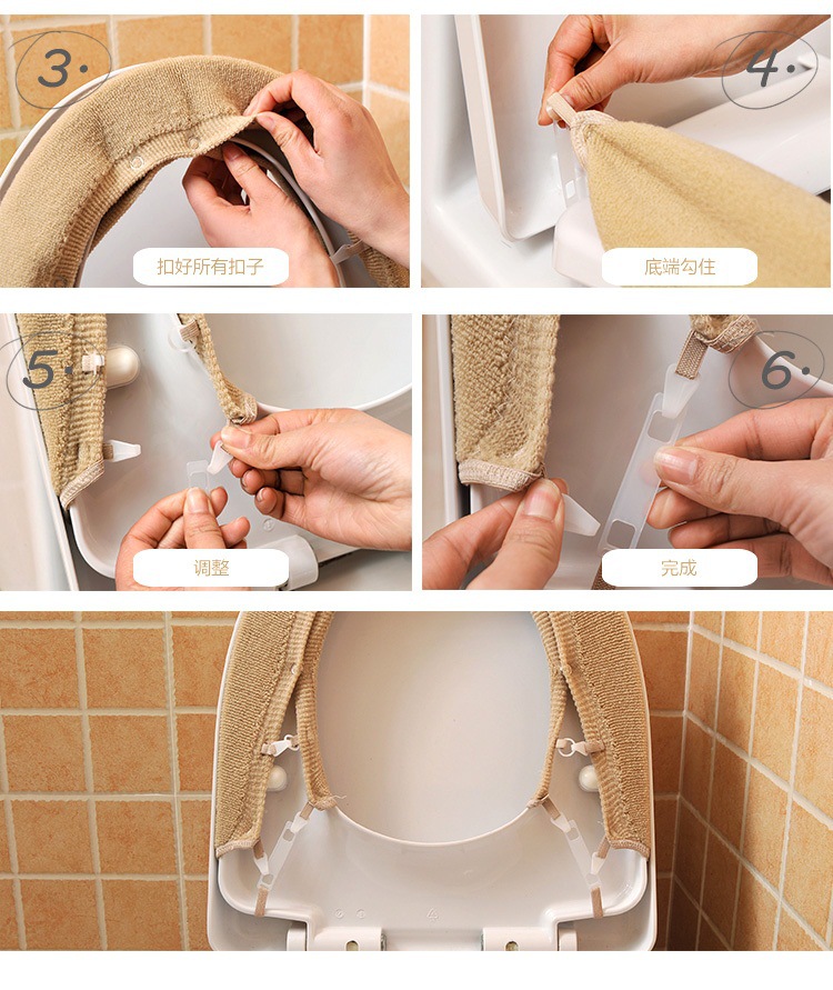 Wholesale Universal Button Toilet Mat Ferrule Toilet Seat Cover Cushion Gift Customization Wholesale Universal Button Toilet Mat Ferrule Toilet Seat Cover Cushion Gift Customization
