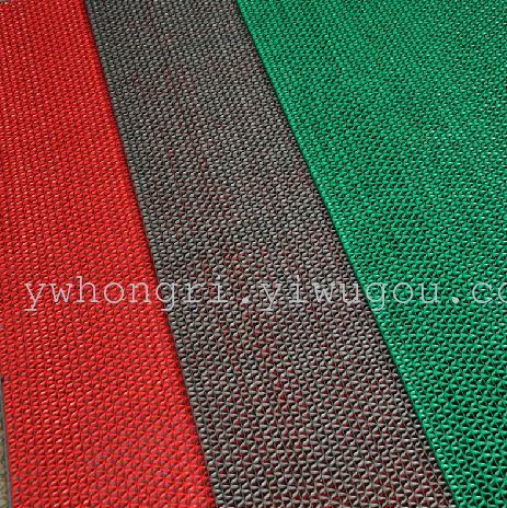 Hollow out S cushion toilet PVC cushion toilet non-slip rubber carpet roll material cushion floor mat mat footmat