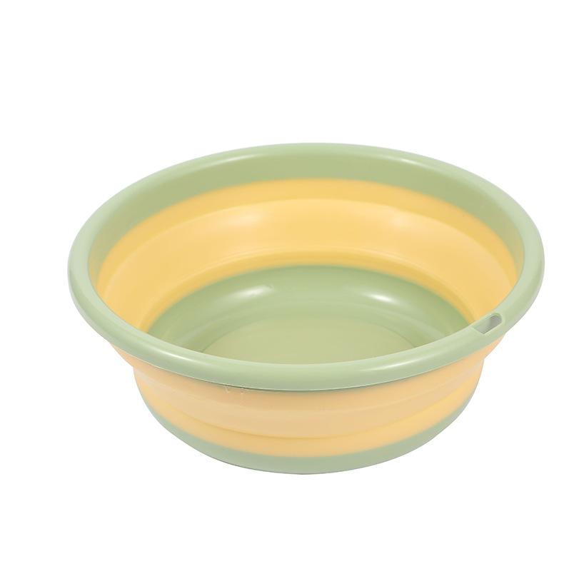 Folding Washbasin Portable Travel Plastic Bason Scaling Basin Feet Feet Basin Household Folding Basin