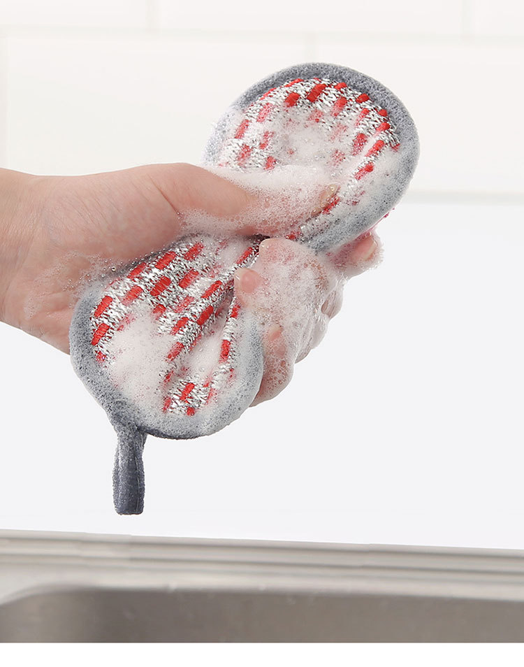 Double-Sided Sponge Wipe Dish-Washing Sponge Scouring Pad Kitchen Cleaning Bowl Brushing Appliance Brush Pot Block Decontamination Dish Cloth Wholesale Double-Sided Sponge Wipe Dish-Washing Sponge Scouring Pad Kitchen Cleaning Bowl Brushing Appliance Brush Pot Block Decontamination Dish Cloth Wholesale