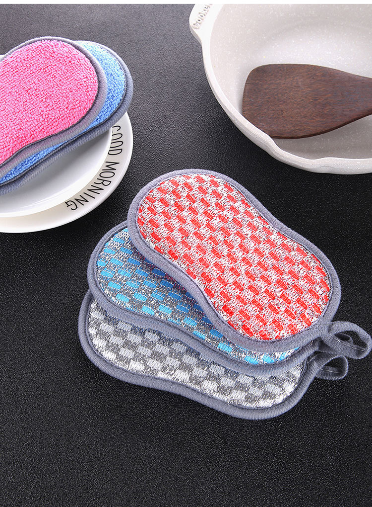 Double-Sided Sponge Wipe Dish-Washing Sponge Scouring Pad Kitchen Cleaning Bowl Brushing Appliance Brush Pot Block Decontamination Dish Cloth Wholesale Double-Sided Sponge Wipe Dish-Washing Sponge Scouring Pad Kitchen Cleaning Bowl Brushing Appliance Brush Pot Block Decontamination Dish Cloth Wholesale