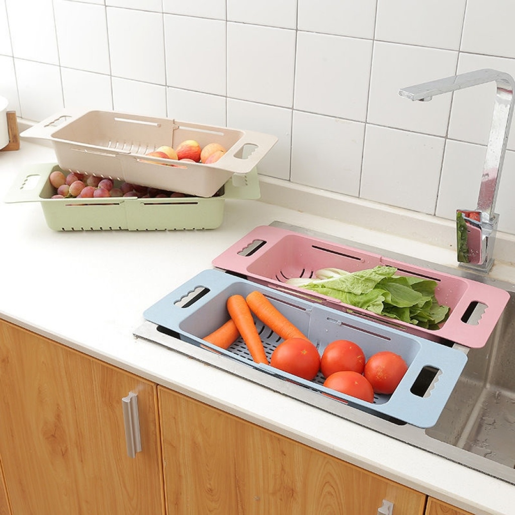 Expandable wash basin wash basin wash basin drain basket plastic fruit storage basket kitchen sink sink sink sink sink shelf Expandable wash basin wash basin wash basin drain basket plastic fruit storage basket kitchen sink sink sink sink sink shelf