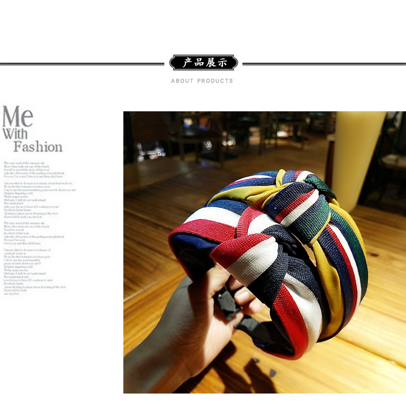 Korean Style New Headband Wide Side Simplicity Cloth Headband Korean Knotted Hairpin for Hair Washing Bow Hair Accessories Korean Style New Headband Wide Side Simplicity Cloth Headband Korean Knotted Hairpin for Hair Washing Bow Hair Accessories