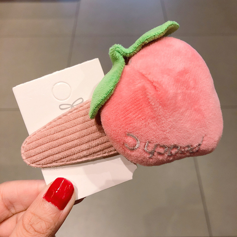 Large Cartoon Doll for Face Washing Cloth Hairpin Korean Style Fruit Animal Cute Hairpin Girl BB Clip Hair Accessories Large Cartoon Doll for Face Washing Cloth Hairpin Korean Style Fruit Animal Cute Hairpin Girl BB Clip Hair Accessories