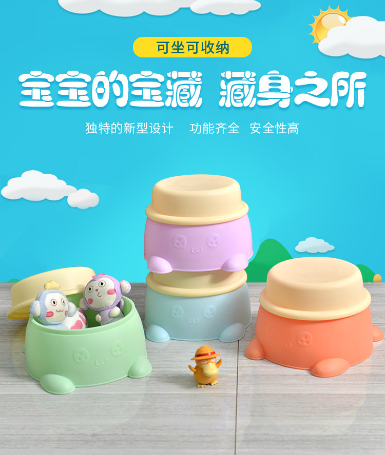 Factory Direct Plastic Storage Stool Basin Stool Dual-Use Storage Stool Fashion Creative Adult Can Sit Storage Stool Factory Direct Plastic Storage Stool Basin Stool Dual-Use Storage Stool Fashion Creative Adult Can Sit Storage Stool
