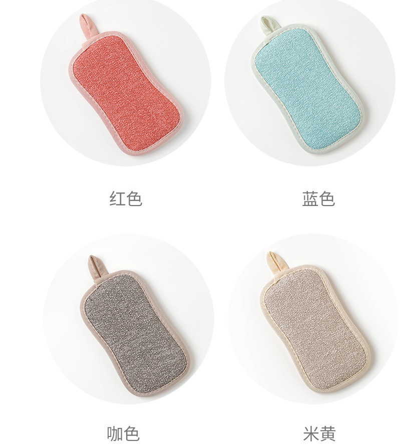 Multifunctional Double-Sided Sponge Wipe Dishwashing Cloth Spong Mop Scouring Pad Kitchen Washing Pot Block Decontamination Cloth