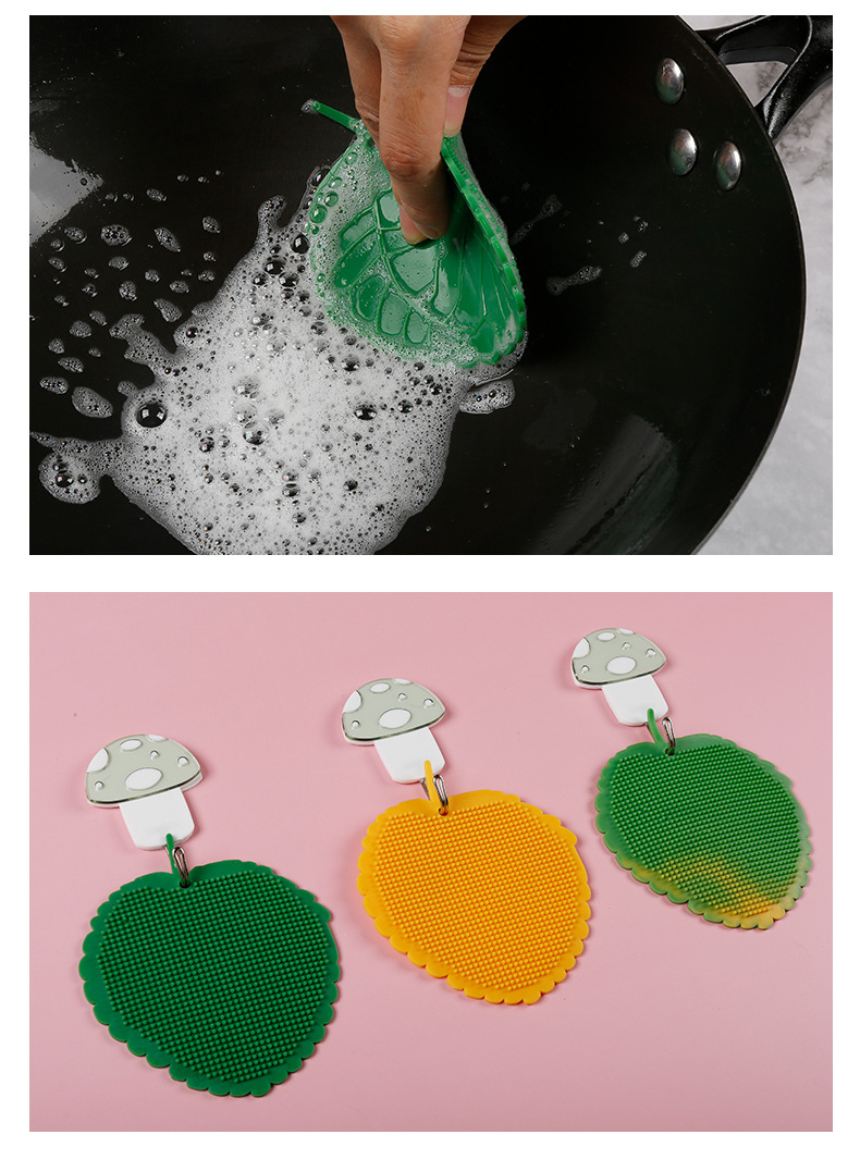 Convenient Multi-Functional Decontamination Silicon Dishwashing Brush Kitchen Washing Pot Cloth Decontamination Scouring Pad Non-Stick Oil Household Fruits and Vegetables Convenient Multi-Functional Decontamination Silicon Dishwashing Brush Kitchen Washing Pot Cloth Decontamination Scouring Pad Non-Stick Oil Household Fruits and Vegetables