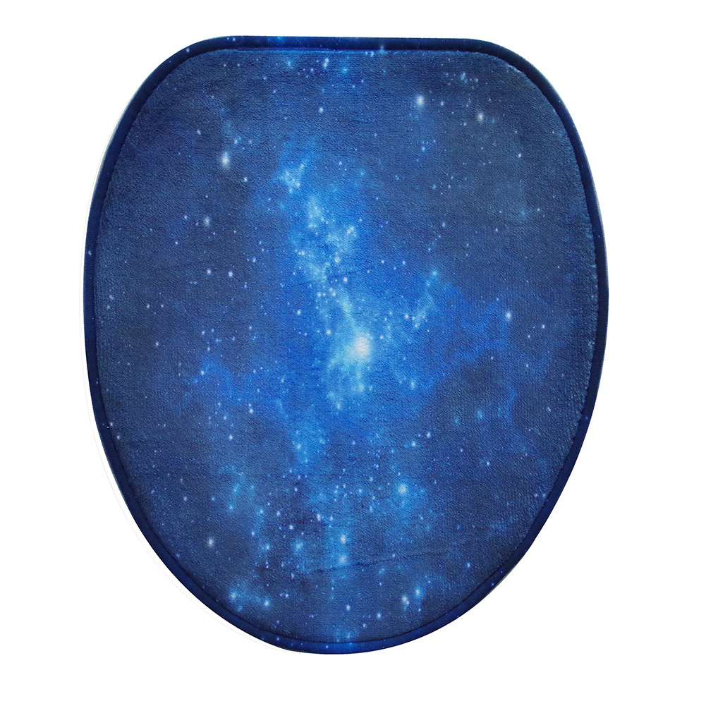 Inflatable Bag Galaxy Nebula Bathroom Three-Piece Carpet Toilet Toilet Toilet Cover O-Shaped Cushion U-Shaped Non-Slip Mat Inflatable Bag Galaxy Nebula Bathroom Three-Piece Carpet Toilet Toilet Toilet Cover O-Shaped Cushion U-Shaped Non-Slip Mat