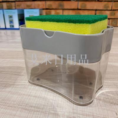 HX- hydraulic washer liquid dispenser pressure type automatic liquid dispenser box 100 clean cloth dishwashing brush