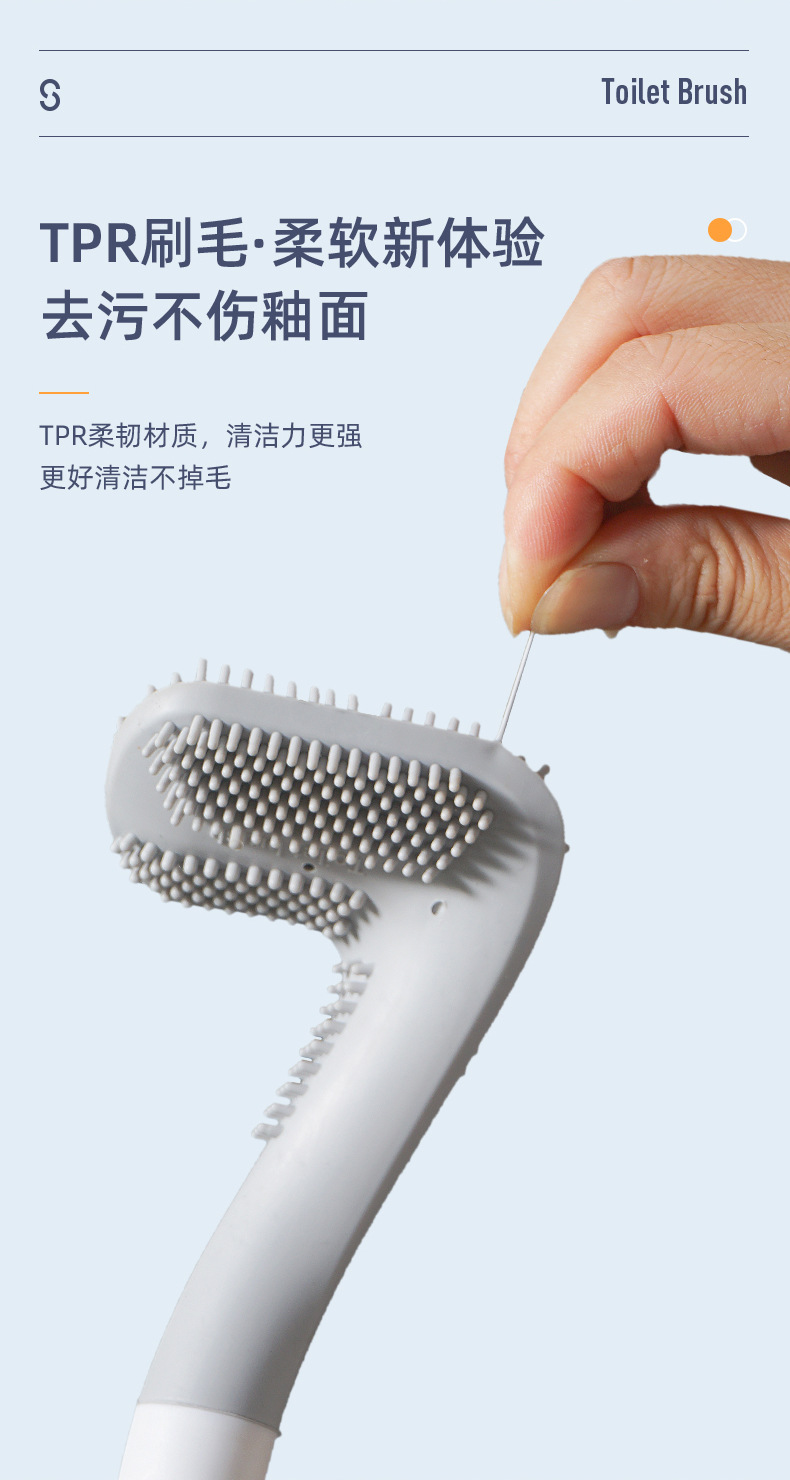 Xiangjia Creative Golf Bruch Head Toilet Brush No Dead Angle Domestic Toilet Wall Hanging clean brush Xiangjia Creative Golf Bruch Head Toilet Brush No Dead Angle Domestic Toilet Wall Hanging clean brush