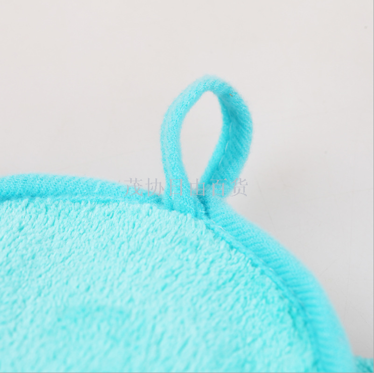 Can love cartoon super soft coral velvet towel kitchen hanging absorbent cloth dishcloth