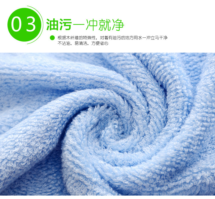 Oil Removing plus-Sized Large Thickened Kitchen Non-Stick Oil Rag Towel Soft Absorbent Wood Fiber Face Cloth Customized Wholesale