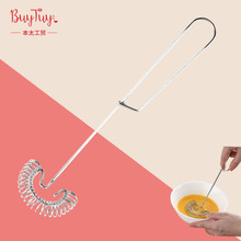 Factory in Stock Stainless Steel Single-Rod Towel Rack Kitchen Non-Perforated Towel Hanging Rod Cabinet Door Back Rag Rack