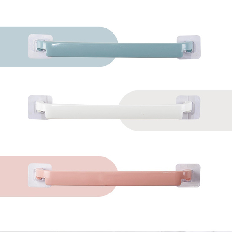 Thickened Towel Bar Paste Punch-Free Bathroom Towel Rack Single Bar Towel Rack Kitchen Rag Rack Wholesale